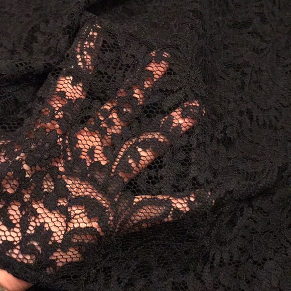 Black Lace Dress with Zipper from Express ✨✨ - Picture 5 of 7